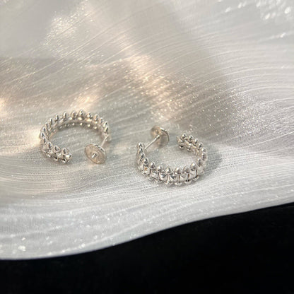 [Super Jewellery]CLASH SMALL HOOP EARRINGS
