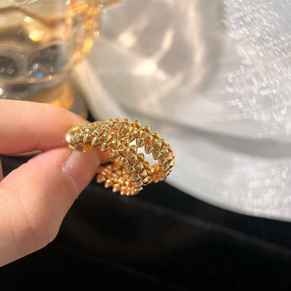 [Super Jewellery]CLASH SMALL HOOP EARRINGS