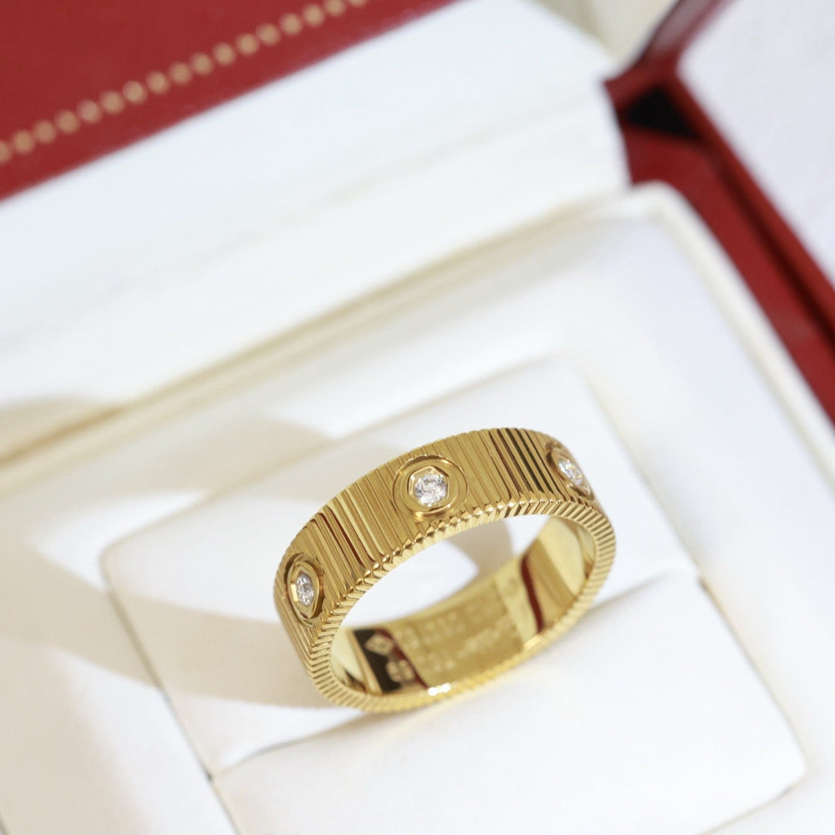 [Super CiCi]LOVE 6.5MM UNLIMITED RING, 6 DIAMONDS