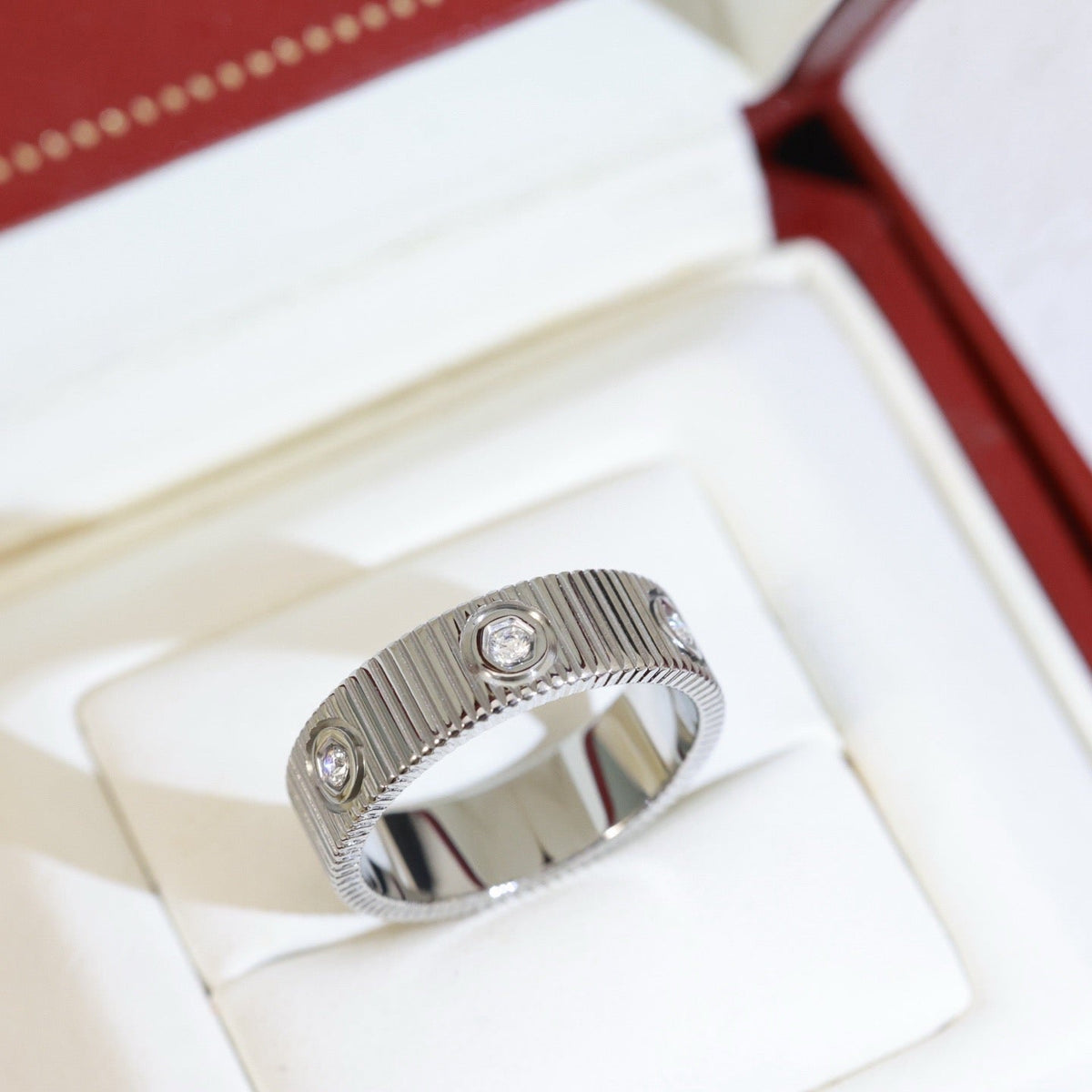 [Super CiCi]LOVE 6.5MM UNLIMITED RING, 6 DIAMONDS
