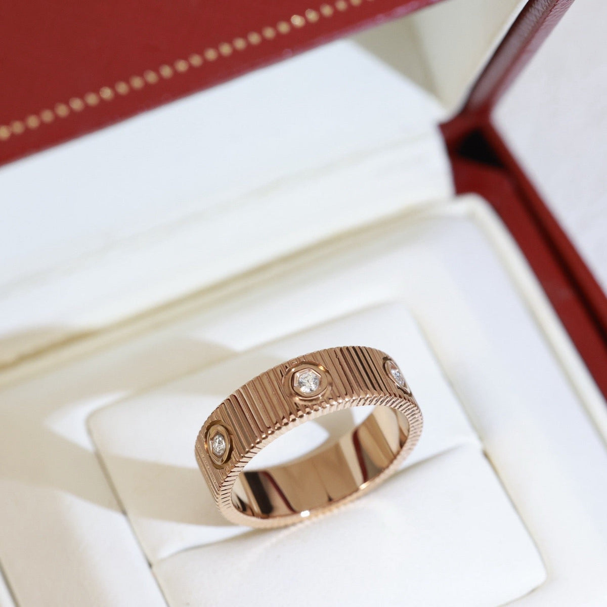 [Super CiCi]LOVE 6.5MM UNLIMITED RING, 6 DIAMONDS