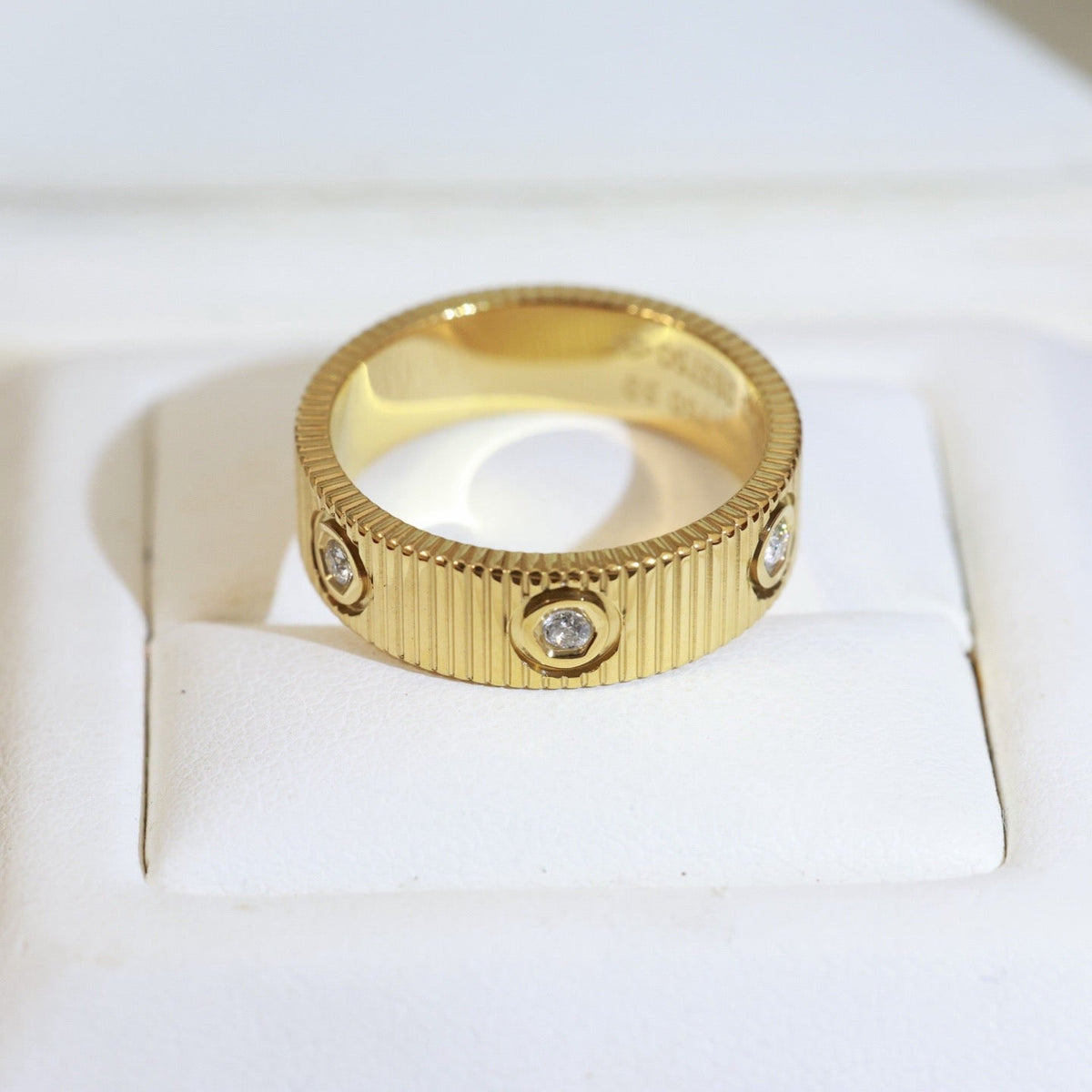 [Super CiCi]LOVE 6.5MM UNLIMITED RING, 6 DIAMONDS