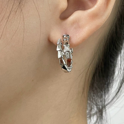 [Super]SERPENTI EARRINGS HALF DIAMOND