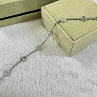 [Super Jewellery]CLOVER 6 MOTIF DIAMOND LASER BRACELET
