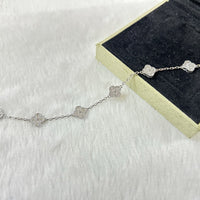 [Super Jewellery]CLOVER 6 MOTIF DIAMOND BRACELET