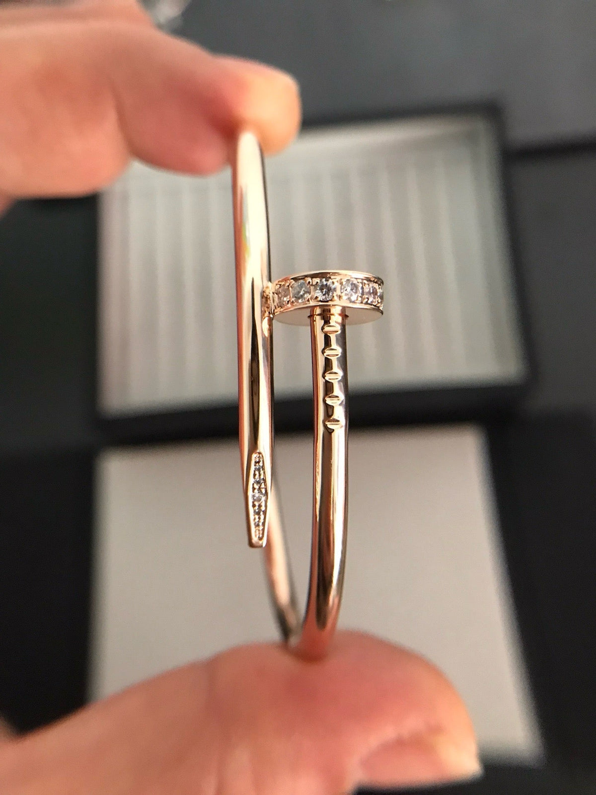 [Super CiCi ]JUSTE ARMBAND 3,5 MM DIAMANTEN