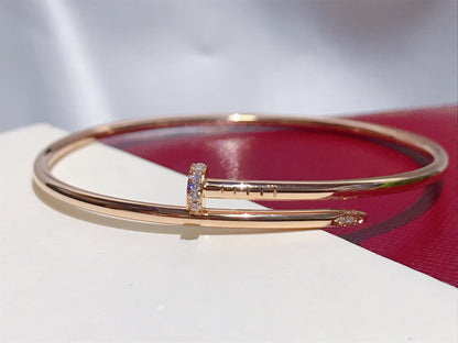 [Super Jewellery]JUSTE BRACELET 2.5MM DIAMONDS
