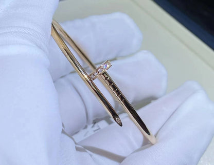 [Super Jewellery]JUSTE BRACELET 2.5MM DIAMONDS