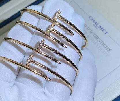 [Super Jewellery]JUSTE BRACELET 2.5MM DIAMONDS