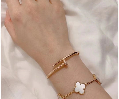 [Super Jewellery]JUSTE BRACELET 2.5MM DIAMONDS