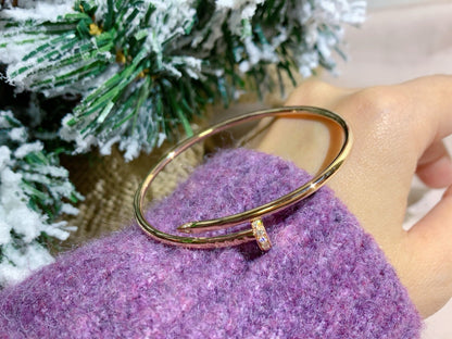 [Super Jewellery]JUSTE BRACELET 2.5MM DIAMONDS