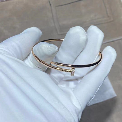[Super Jewellery]JUSTE BRACELET 2.5MM DIAMONDS