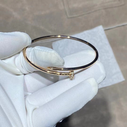 [Super Jewellery]JUSTE BRACELET 2.5MM DIAMONDS