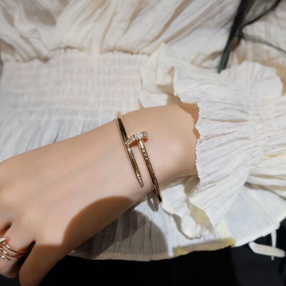 [Super Jewellery]JUSTE BRACELET 3.5MM DIAMONDS