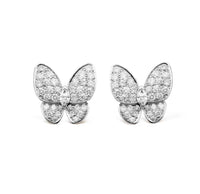 [Super Jewellery]BUTTERFLY ALL DIAMOND EARRINGS