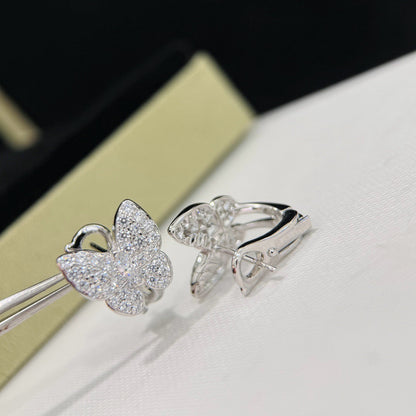 [Super Jewellery]BUTTERFLY ALL DIAMOND EARRINGS