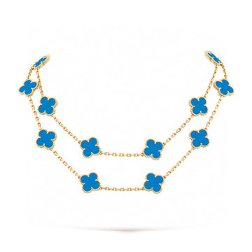 [Super CiCi ]CLOVER 20 MOTIVE BLAUER ACHAT GOLD