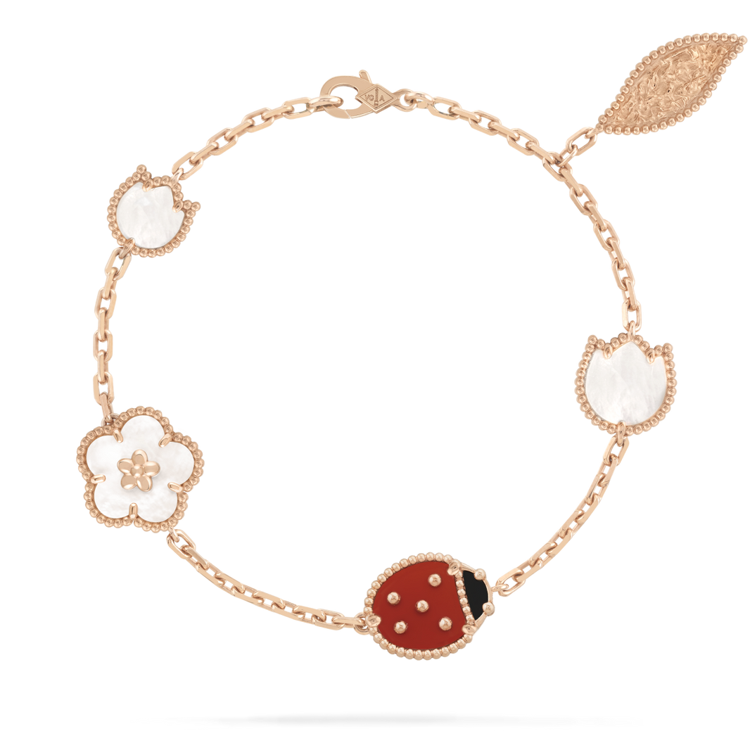 [Super Jewellery]LUCKY SPRING 5 MOTIF BRACELET