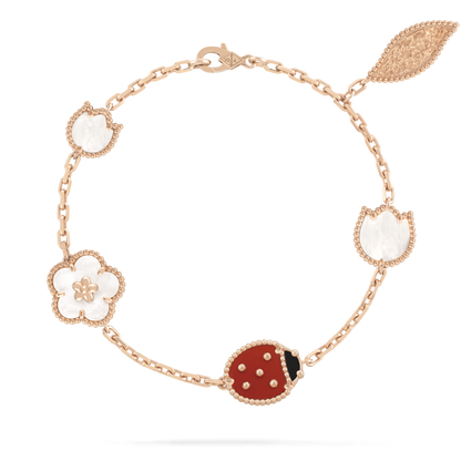 [Super Jewellery]LUCKY SPRING 5 MOTIF BRACELET