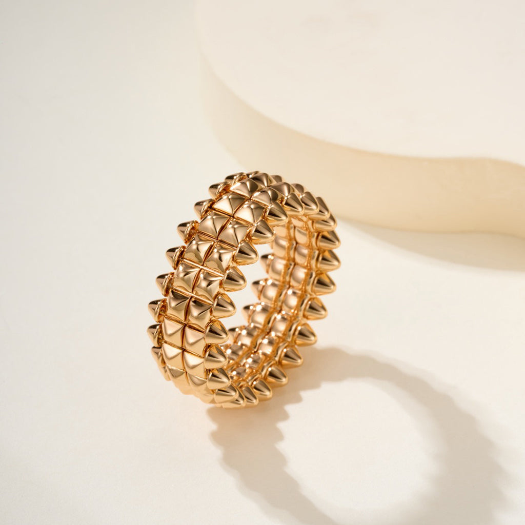 [Super CiCi] CLASH 9.2MM DOUBLE ROW RING
