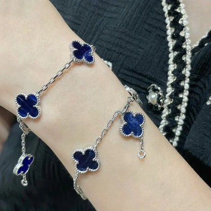 [Super Jewellery]CLOVER 5 MOTIF PIETERSITE BRACELET COLLECTION