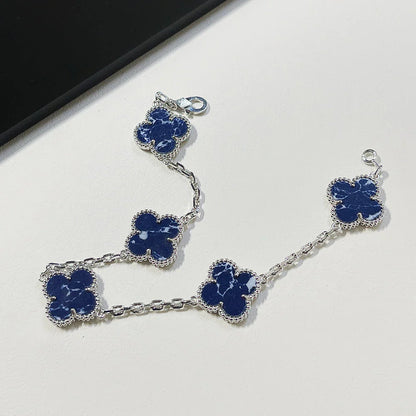 [Super Jewellery]CLOVER 5 MOTIF PIETERSITE BRACELET COLLECTION