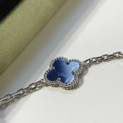 [Super Jewellery]CLOVER 5 MOTIF PIETERSITE BRACELET COLLECTION