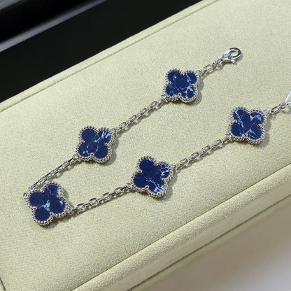 [Super Jewellery]CLOVER 5 MOTIF PIETERSITE BRACELET COLLECTION