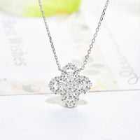 [Super Jewellery]LOOP NECKLACE FULL MOTIF DIAMOND 16MM MULTIPLE COLORS
