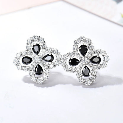 [Super Jewellery]LOOP EARRINGS FULL MOTIF DIAMOND 16MM