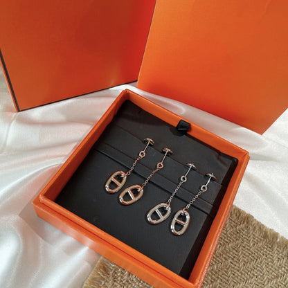 [Super Jewellery]CHAINE TASSEL EARRINGS