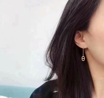 [Super Jewellery]CHAINE TASSEL EARRINGS
