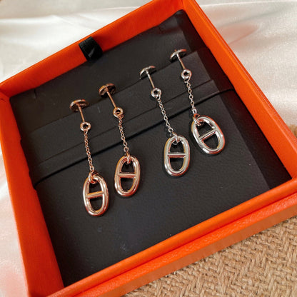 [Super Jewellery]CHAINE TASSEL EARRINGS