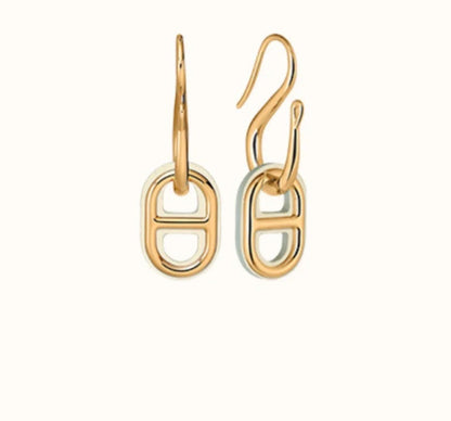 [Super Jewellery]HM O'MAILLON GOLD EARRINGS