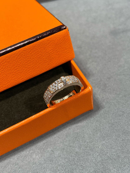 [Super Jewellery]KELLY PINK GOLD DIAMOND RING