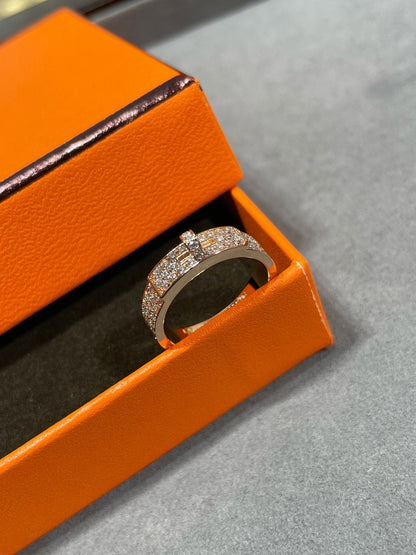 [Super Jewellery]KELLY PINK GOLD DIAMOND RING