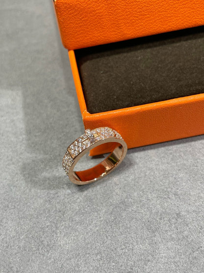 [Super Jewellery]KELLY PINK GOLD DIAMOND RING