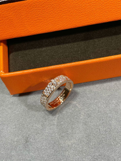 [Super Jewellery]KELLY PINK GOLD DIAMOND RING