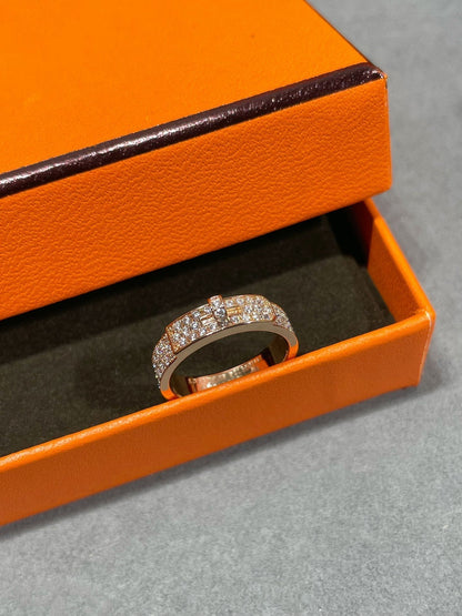 [Super Jewellery]KELLY PINK GOLD DIAMOND RING