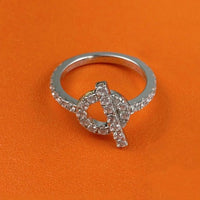[Super Jewellery]ECHAPPEE RING SILVER DIAMOND