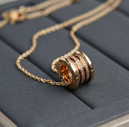 [Super]ZERO 1 PINK GOLD DIAMOND NECKLACE