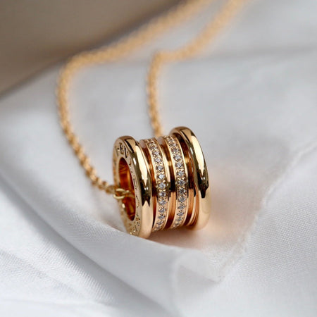 [Super]ZERO 1 PINK GOLD DIAMOND NECKLACE