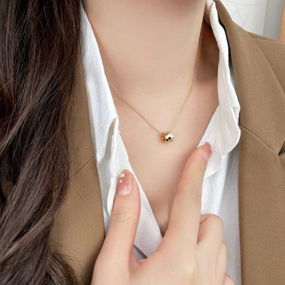 [Super Jewellery]BEE MINI PEDANT DIAMOND NECKLACE