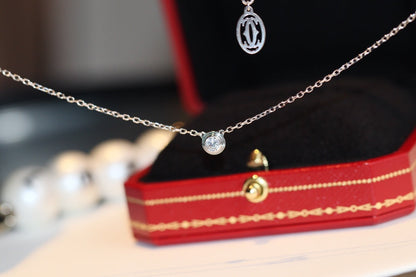 [Super Jewellery]DAMOUR DIAMOND NECKLACE