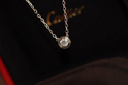 [Super Jewellery]DAMOUR DIAMOND NECKLACE