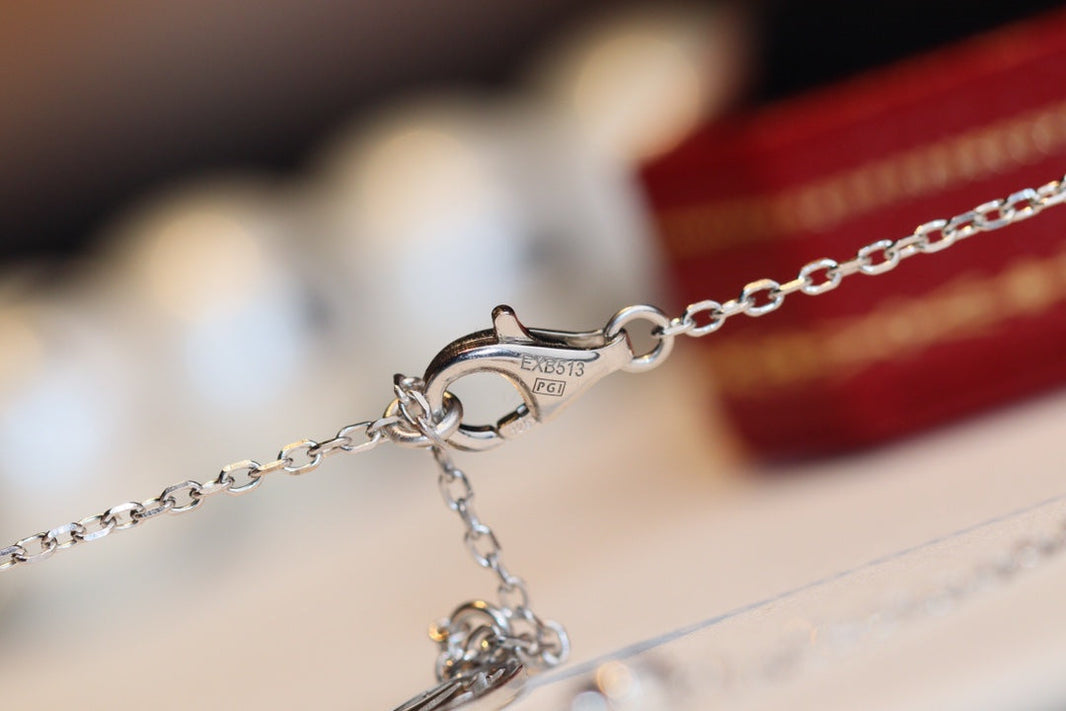 [Super Jewellery]DAMOUR DIAMOND NECKLACE