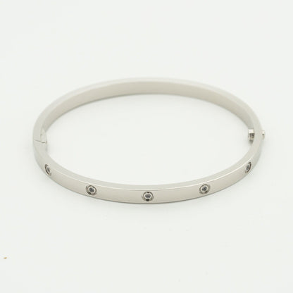 [Super Jewellery]LOVE BRACELET 3.65MM 10 DIAMONDS