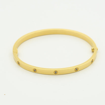 [Super Jewellery]LOVE BRACELET 3.65MM 10 DIAMONDS