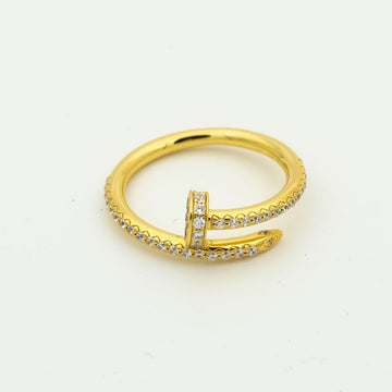 [Super CiCi ]JUSTE RING 1,8 MM GOLD DIAMANTEN