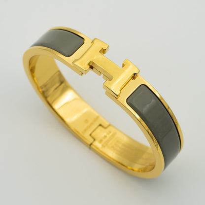 [Super Jewellery]H BRACELET BLUE GREEN 12MM